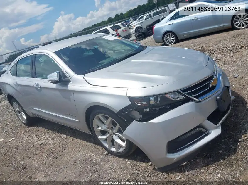 2016 Chevrolet Impala 2Lz VIN: 2G1145S30G9123769 Lot: 42622554