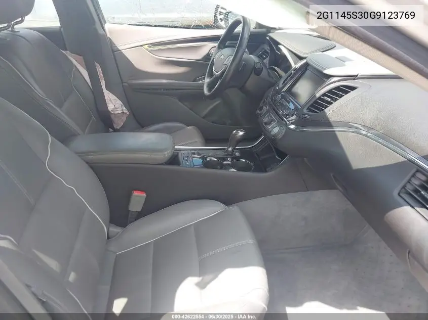 2016 Chevrolet Impala 2Lz VIN: 2G1145S30G9123769 Lot: 42622554