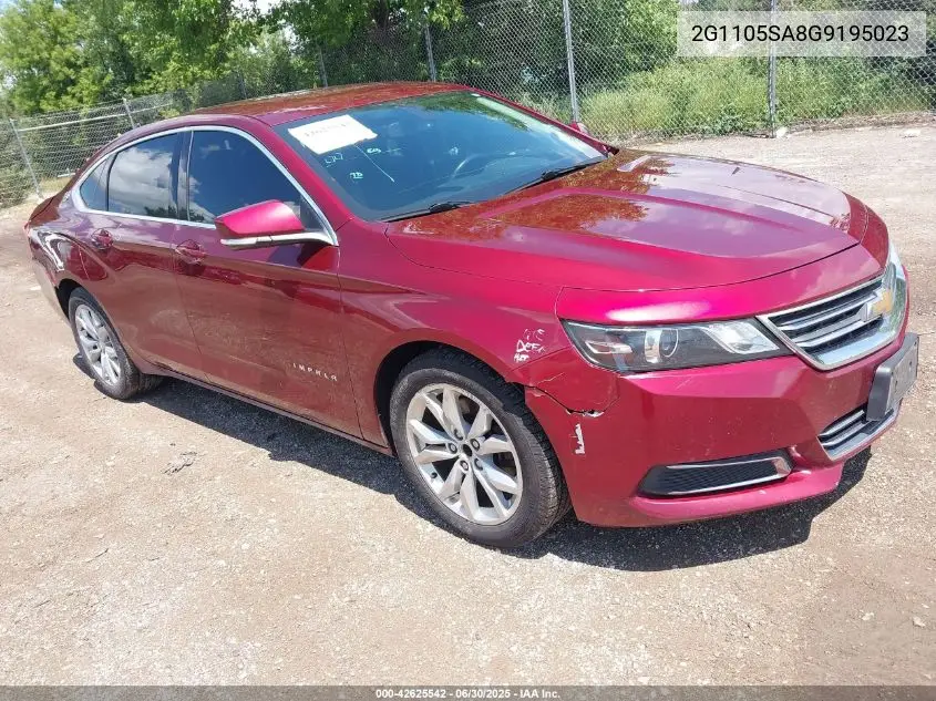 2016 Chevrolet Impala 1Lt VIN: 2G1105SA8G9195023 Lot: 42625542