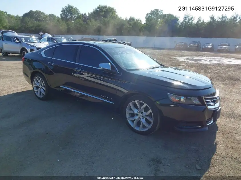 2016 Chevrolet Impala 2Lz VIN: 2G1145S31G9127295 Lot: 42635417