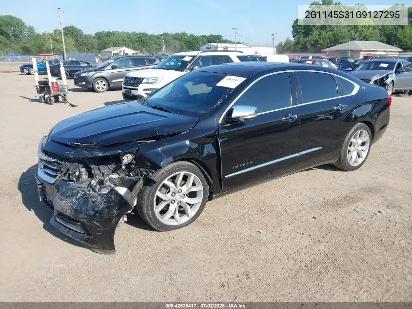 2016 Chevrolet Impala 2Lz VIN: 2G1145S31G9127295 Lot: 42635417