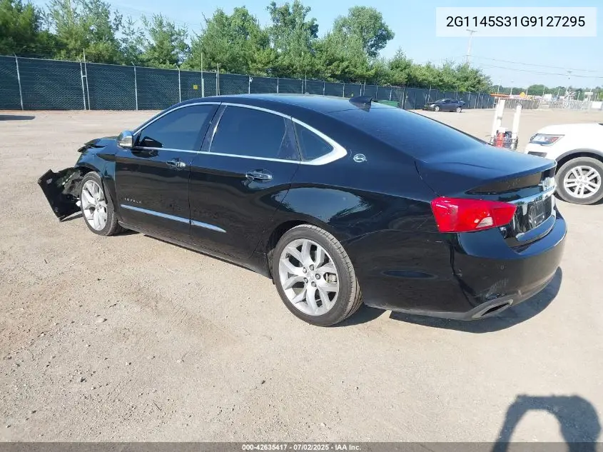 2016 Chevrolet Impala 2Lz VIN: 2G1145S31G9127295 Lot: 42635417