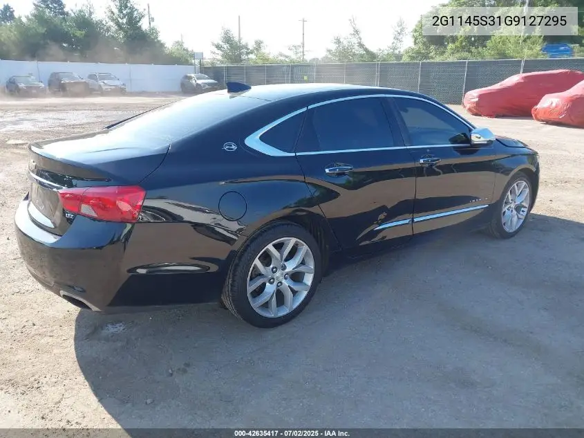 2016 Chevrolet Impala 2Lz VIN: 2G1145S31G9127295 Lot: 42635417