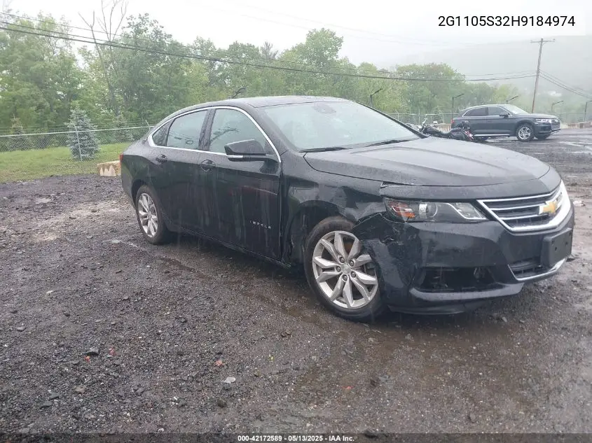 2017 Chevrolet Impala 1Lt VIN: 2G1105S32H9184974 Lot: 42172589