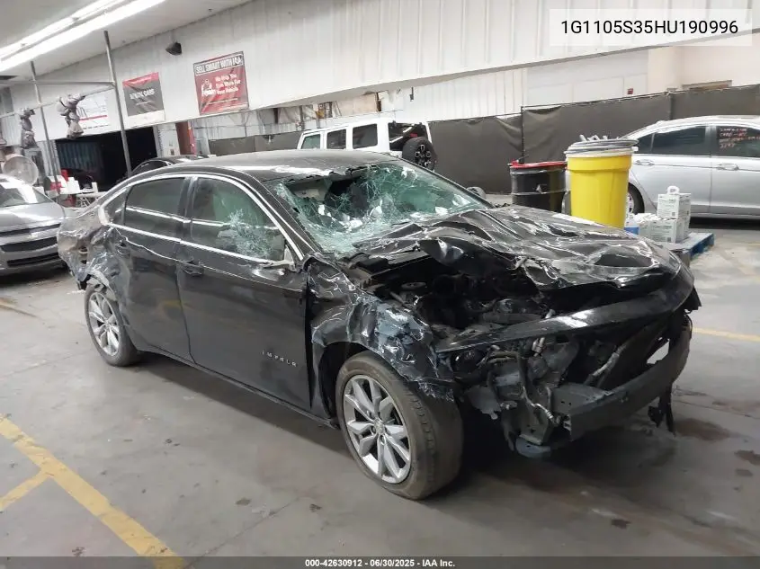 2017 Chevrolet Impala 1Lt VIN: 1G1105S35HU190996 Lot: 42630912