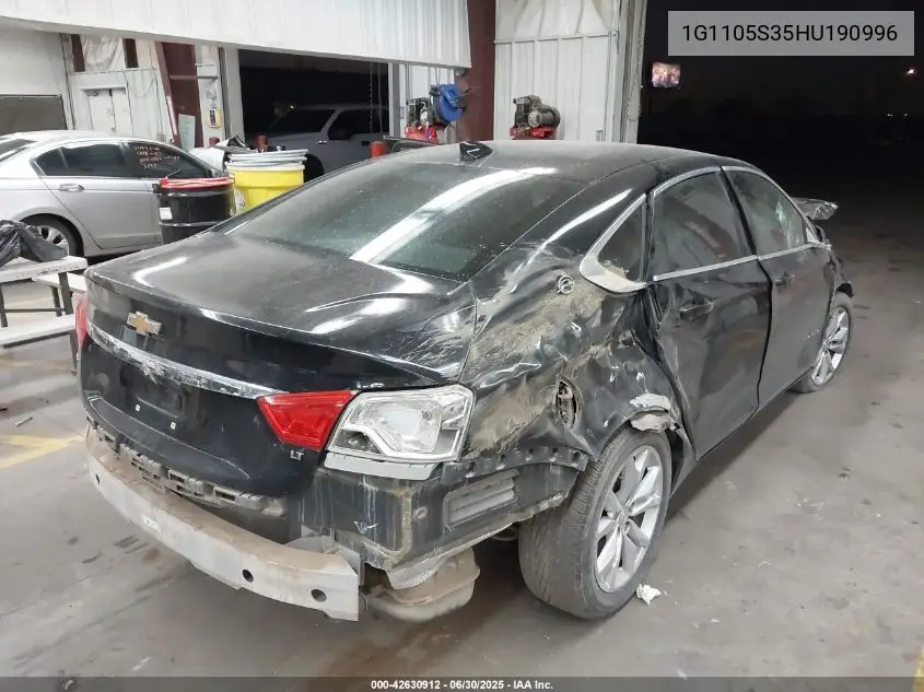 2017 Chevrolet Impala 1Lt VIN: 1G1105S35HU190996 Lot: 42630912
