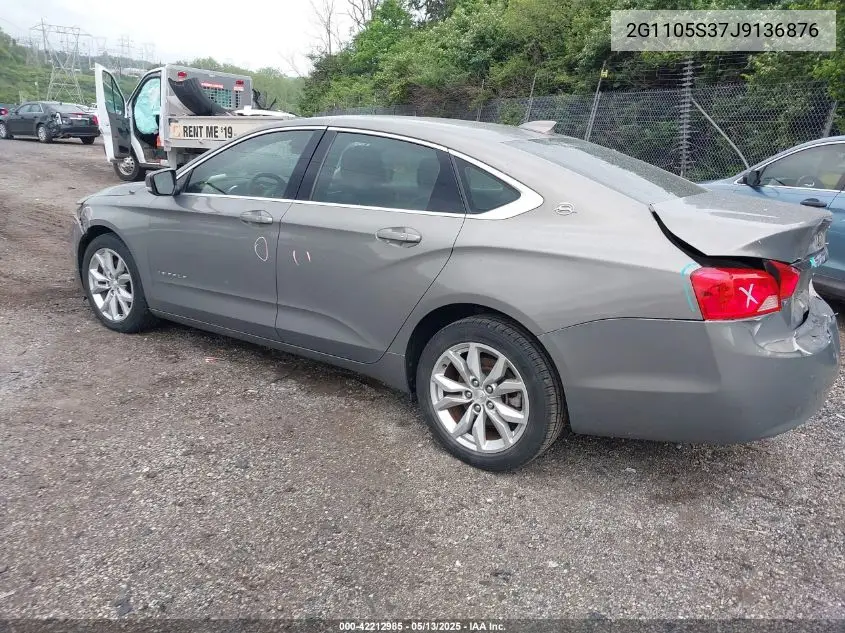 2018 Chevrolet Impala 1Lt VIN: 2G1105S37J9136876 Lot: 42212985