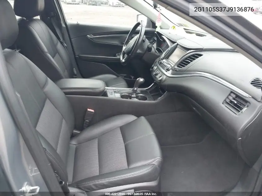 2018 Chevrolet Impala 1Lt VIN: 2G1105S37J9136876 Lot: 42212985