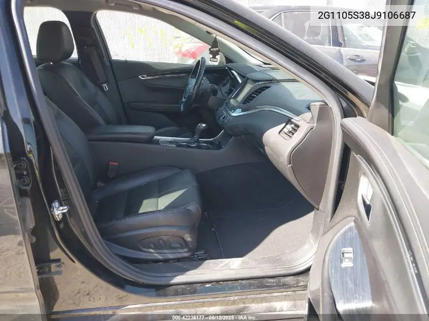2018 Chevrolet Impala 1Lt VIN: 2G1105S38J9106687 Lot: 42236177