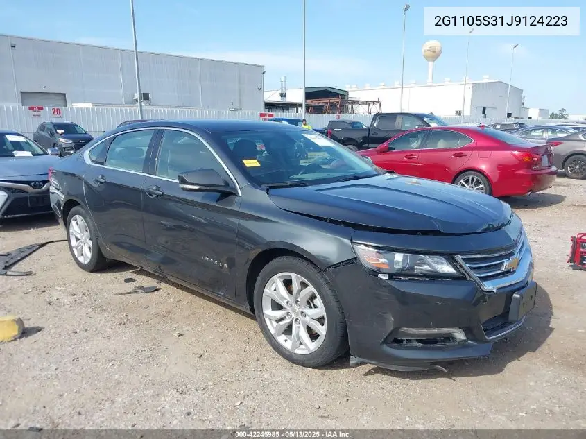 2018 Chevrolet Impala 1Lt VIN: 2G1105S31J9124223 Lot: 42245985