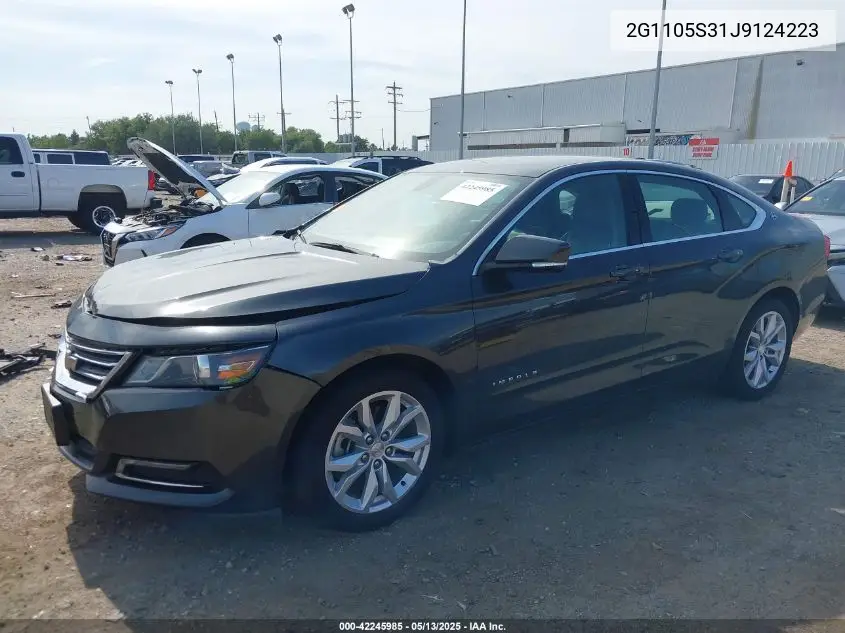 2018 Chevrolet Impala 1Lt VIN: 2G1105S31J9124223 Lot: 42245985