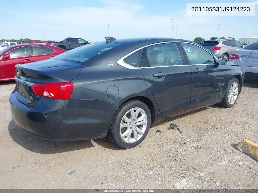 2018 Chevrolet Impala 1Lt VIN: 2G1105S31J9124223 Lot: 42245985