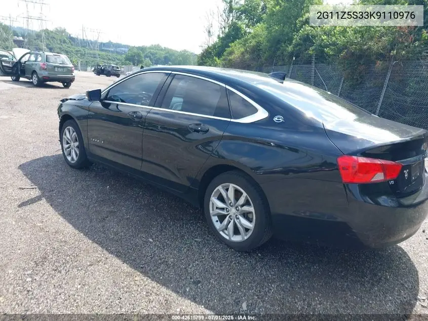 2019 Chevrolet Impala Lt VIN: 2G11Z5S33K9110976 Lot: 42615799