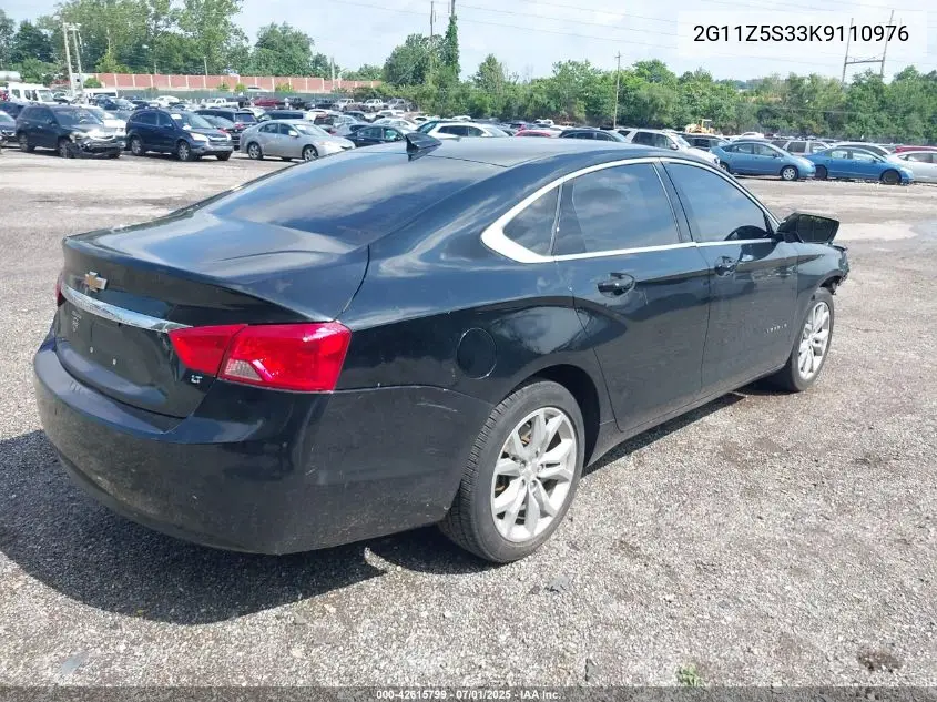 2019 Chevrolet Impala Lt VIN: 2G11Z5S33K9110976 Lot: 42615799