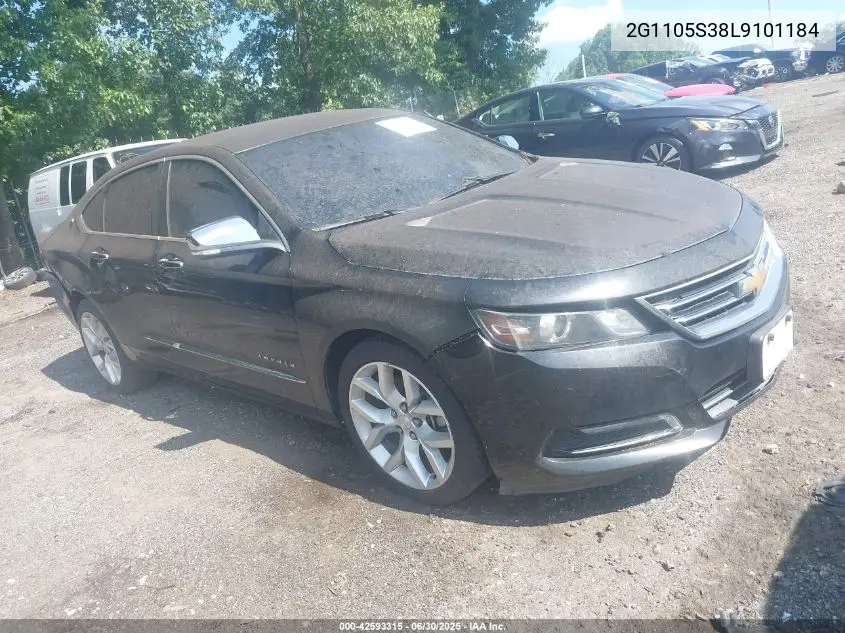 2020 Chevrolet Impala Fwd Premier VIN: 2G1105S38L9101184 Lot: 42593315