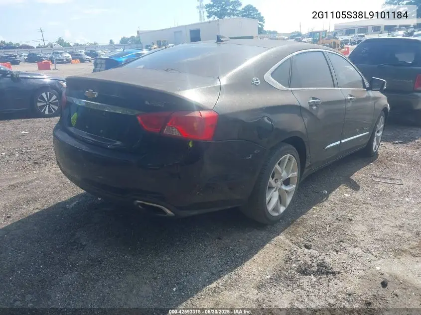 2020 Chevrolet Impala Fwd Premier VIN: 2G1105S38L9101184 Lot: 42593315