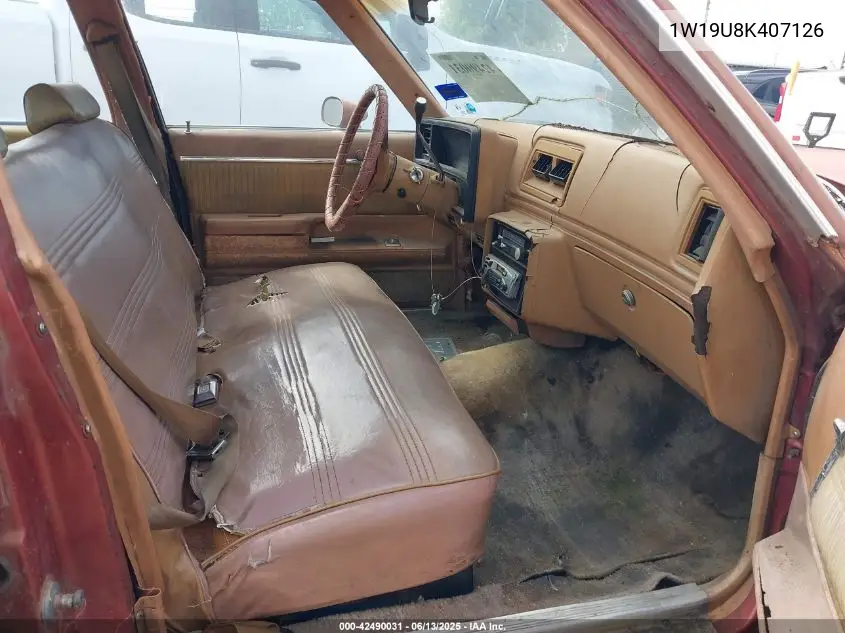 1978 Chevrolet Malibu VIN: 1W19U8K407126 Lot: 42490031