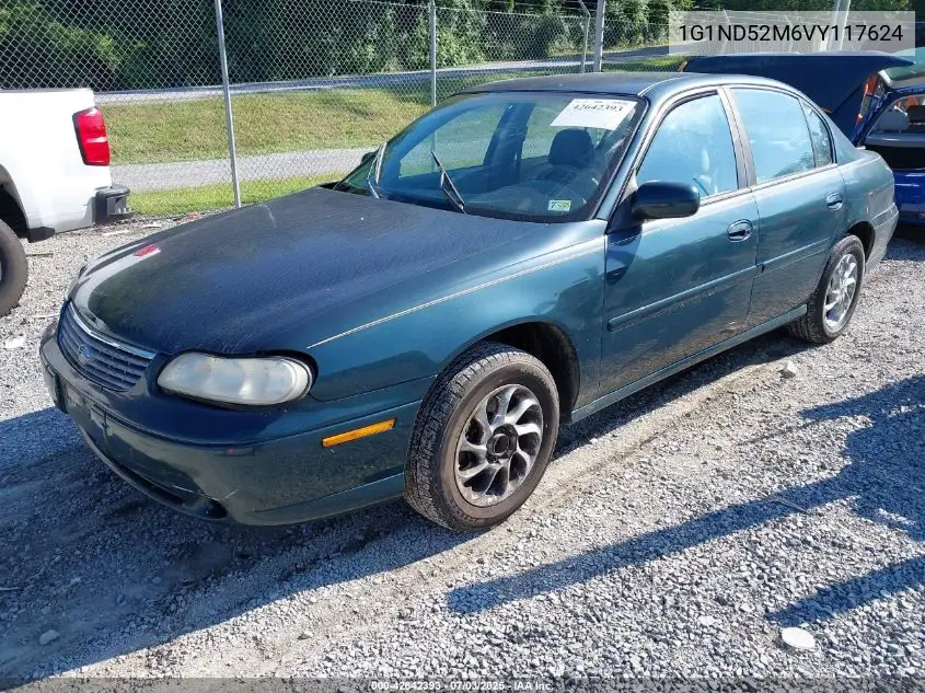 1997 Chevrolet Malibu VIN: 1G1ND52M6VY117624 Lot: 42642393