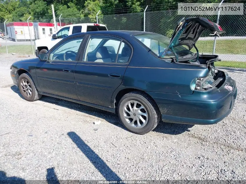 1997 Chevrolet Malibu VIN: 1G1ND52M6VY117624 Lot: 42642393
