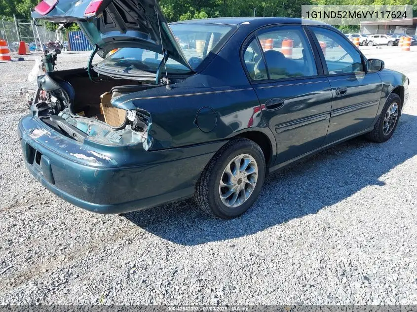 1997 Chevrolet Malibu VIN: 1G1ND52M6VY117624 Lot: 42642393