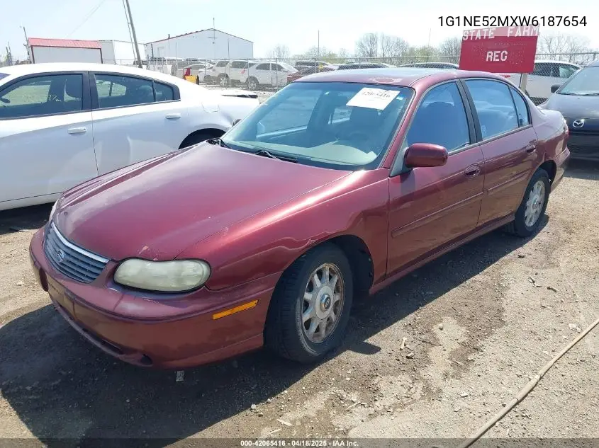 1998 Chevrolet Malibu Ls VIN: 1G1NE52MXW6187654 Lot: 42065416