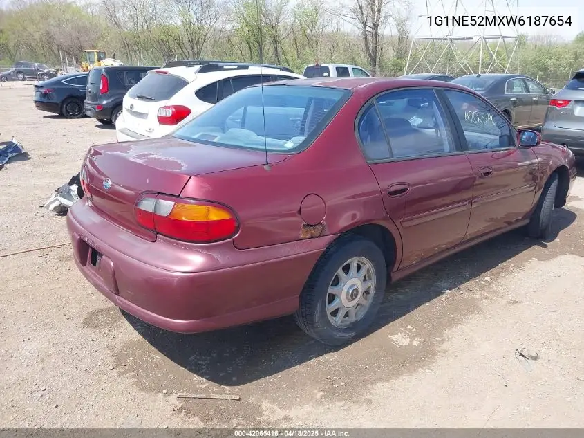 1998 Chevrolet Malibu Ls VIN: 1G1NE52MXW6187654 Lot: 42065416