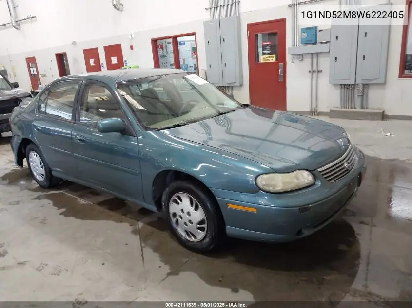 1998 Chevrolet Malibu VIN: 1G1ND52M8W6222405 Lot: 42111639