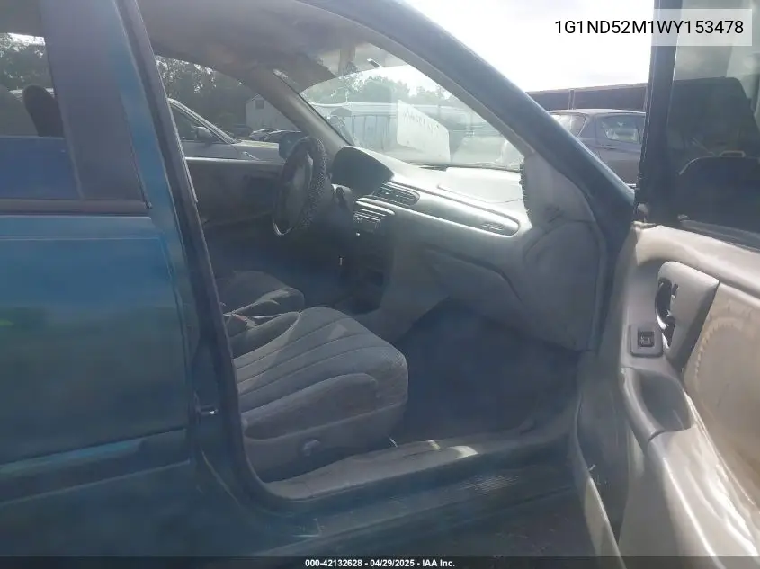1998 Chevrolet Malibu VIN: 1G1ND52M1WY153478 Lot: 42132628