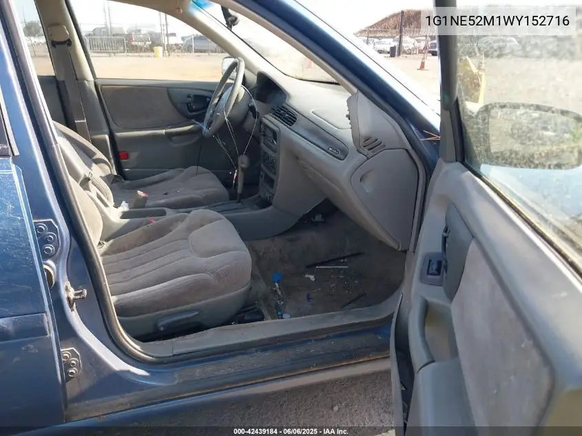 1998 Chevrolet Malibu Ls VIN: 1G1NE52M1WY152716 Lot: 42439184