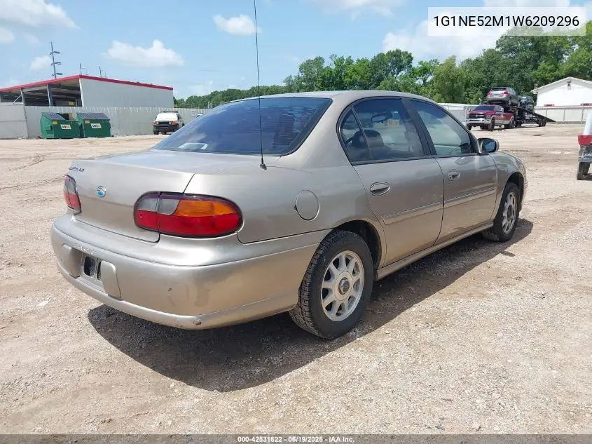 1998 Chevrolet Malibu Ls VIN: 1G1NE52M1W6209296 Lot: 42531622