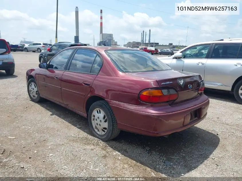 1998 Chevrolet Malibu VIN: 1G1ND52M9W6257163 Lot: 42744100