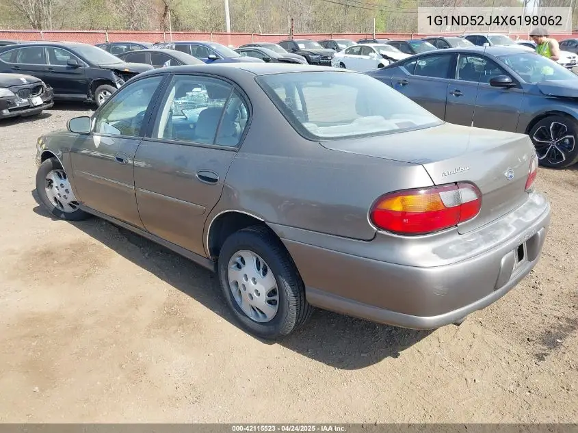 1999 Chevrolet Malibu VIN: 1G1ND52J4X6198062 Lot: 42115523