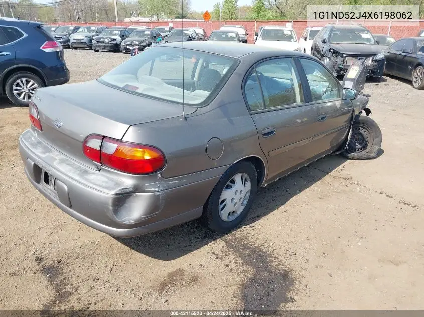 1999 Chevrolet Malibu VIN: 1G1ND52J4X6198062 Lot: 42115523