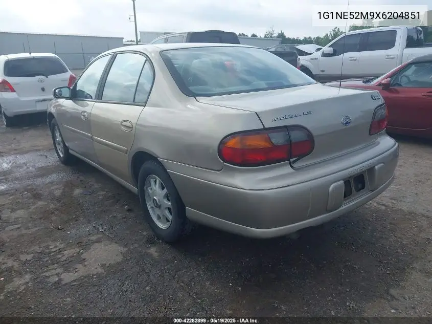 1999 Chevrolet Malibu Ls VIN: 1G1NE52M9X6204851 Lot: 42282899
