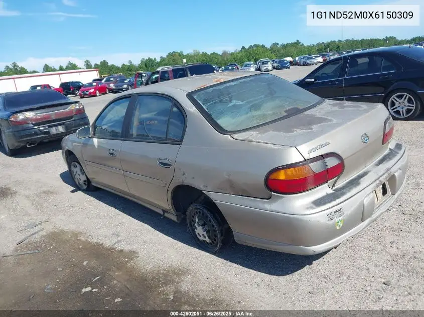 1999 Chevrolet Malibu VIN: 1G1ND52M0X6150309 Lot: 42602051