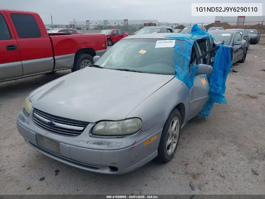 2000 Chevrolet Malibu VIN: 1G1ND52J9Y6290110 Lot: 41920998