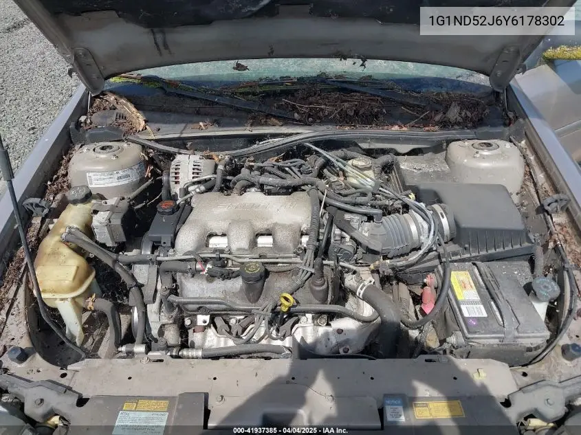 2000 Chevrolet Malibu VIN: 1G1ND52J6Y6178302 Lot: 41937385