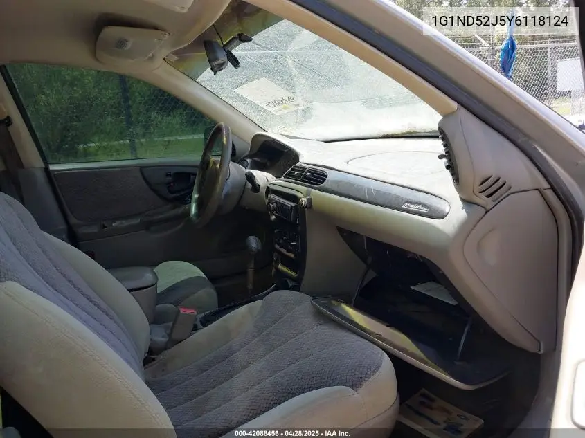 2000 Chevrolet Malibu VIN: 1G1ND52J5Y6118124 Lot: 42088456