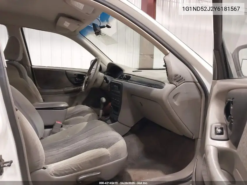 2000 Chevrolet Malibu VIN: 1G1ND52J2Y6181567 Lot: 42145419
