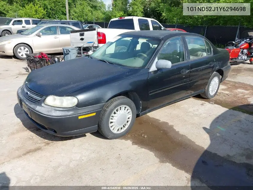 2000 Chevrolet Malibu VIN: 1G1ND52J1Y6294698 Lot: 42342038