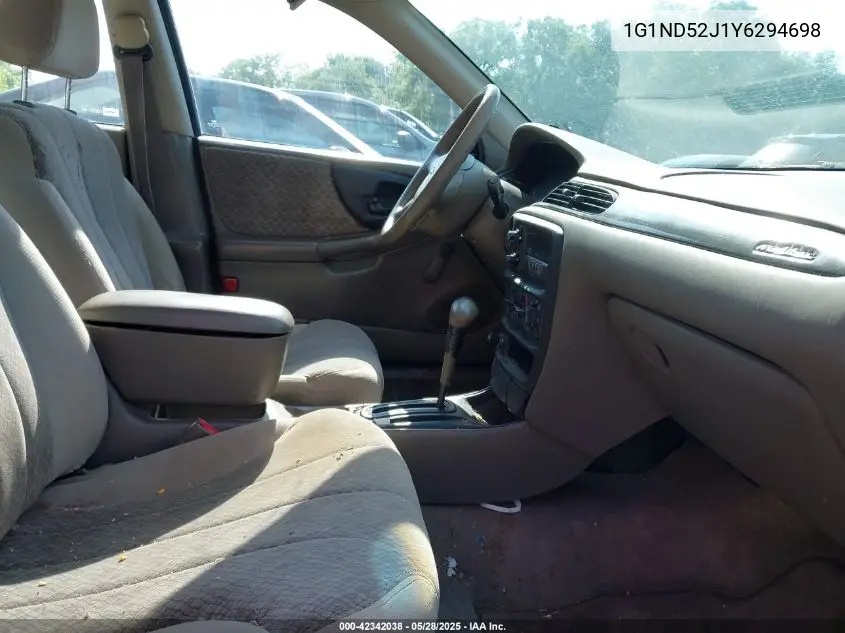 2000 Chevrolet Malibu VIN: 1G1ND52J1Y6294698 Lot: 42342038