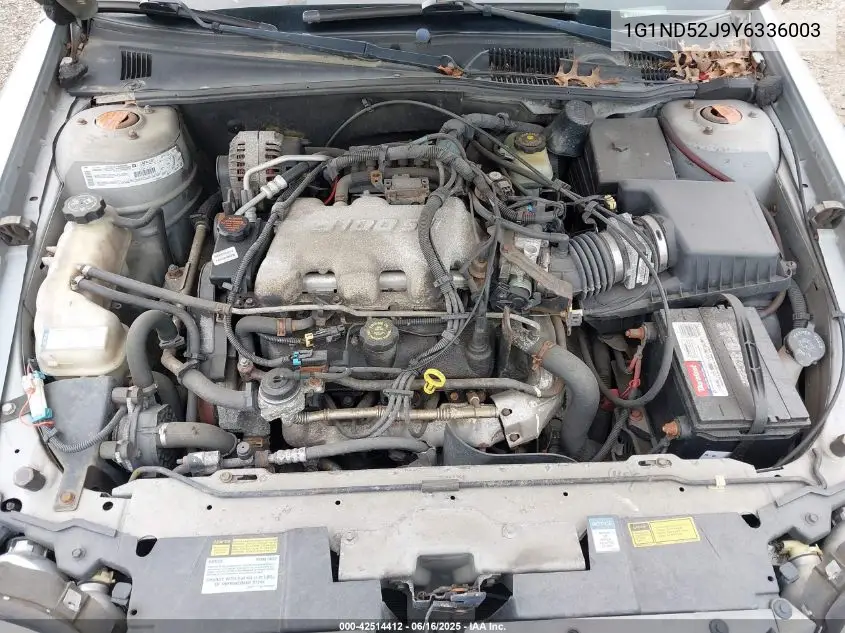 2000 Chevrolet Malibu VIN: 1G1ND52J9Y6336003 Lot: 42514412