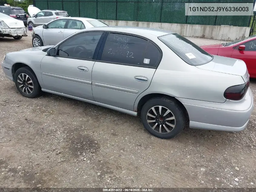 2000 Chevrolet Malibu VIN: 1G1ND52J9Y6336003 Lot: 42514412