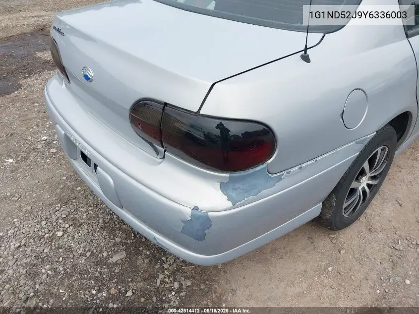 2000 Chevrolet Malibu VIN: 1G1ND52J9Y6336003 Lot: 42514412