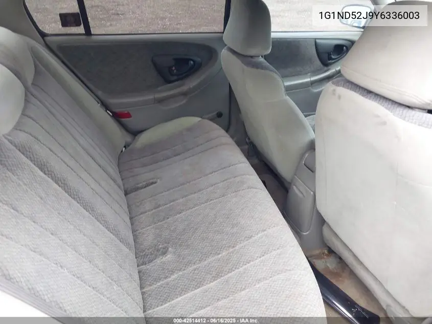2000 Chevrolet Malibu VIN: 1G1ND52J9Y6336003 Lot: 42514412