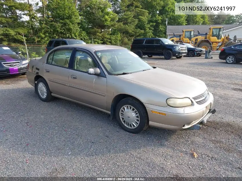 2000 Chevrolet Malibu VIN: 1G1ND52JXY6241997 Lot: 42550617
