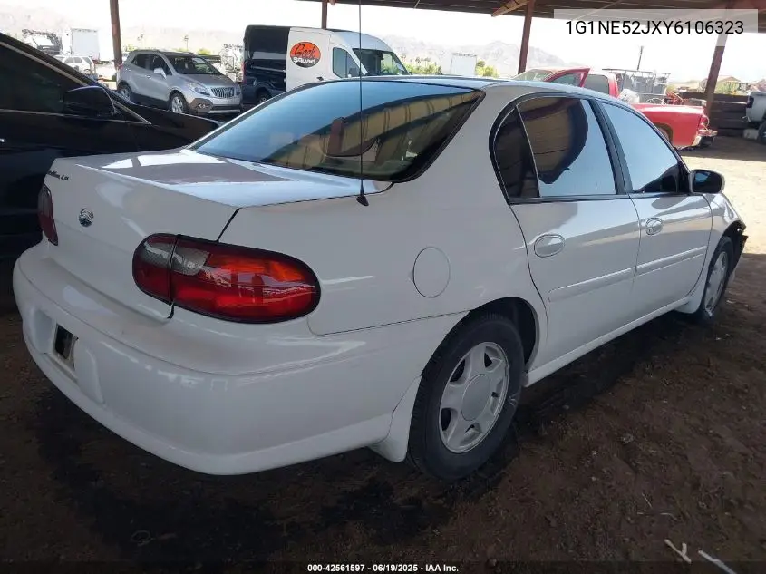 2000 Chevrolet Malibu Ls VIN: 1G1NE52JXY6106323 Lot: 42561597