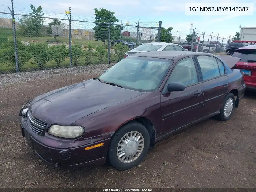 2000 Chevrolet Malibu VIN: 1G1ND52J8Y6143387 Lot: 42603961