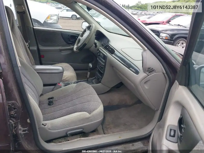 2000 Chevrolet Malibu VIN: 1G1ND52J8Y6143387 Lot: 42603961