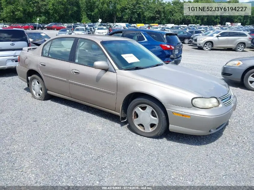 2000 Chevrolet Malibu Ls VIN: 1G1NE52J3Y6194227 Lot: 42752693